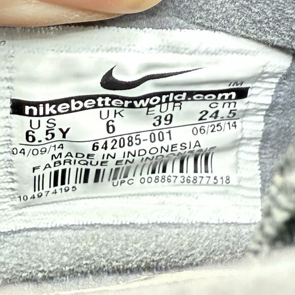 Nike KD Vulc (GS) Shoes Black 642085-001 Youth Size 6.5Y Womens 8 - Picture 6 of 7